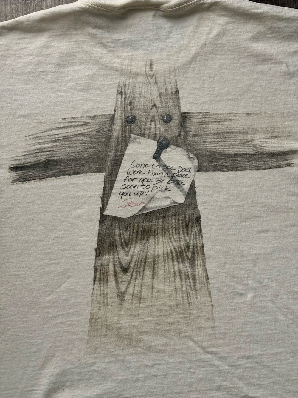 1993 Living Epistles "Gone to See Dad" Vintage Christian Graphic Tee. - Picture 5 of 5